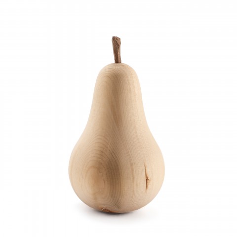 Pinalis - Turned Swiss stone pine pear for decoration — 10 cm - Pinalis Pinalis - Turned Swiss stone pine pear for decoration — 10 cm - Pinalis