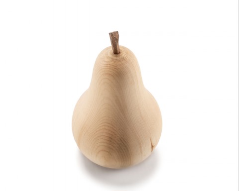 Pinalis - Turned Swiss stone pine pear for decoration — 10 cm - Pinalis Pinalis - Turned Swiss stone pine pear for decoration — 10 cm - Pinalis